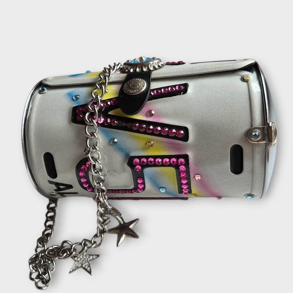 Little Earth Hawaii License Plate Cylinder Purse Chain Charm Strap Barrel